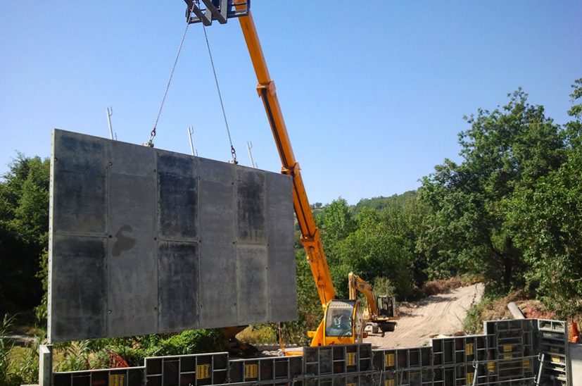 02. Pannelli per la realizzazione della vasca di ossidazione